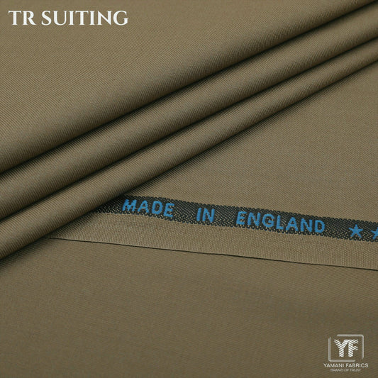 Gents Imported Wash n Wear Fabric (TR SUITING 9 - Skin Camel)