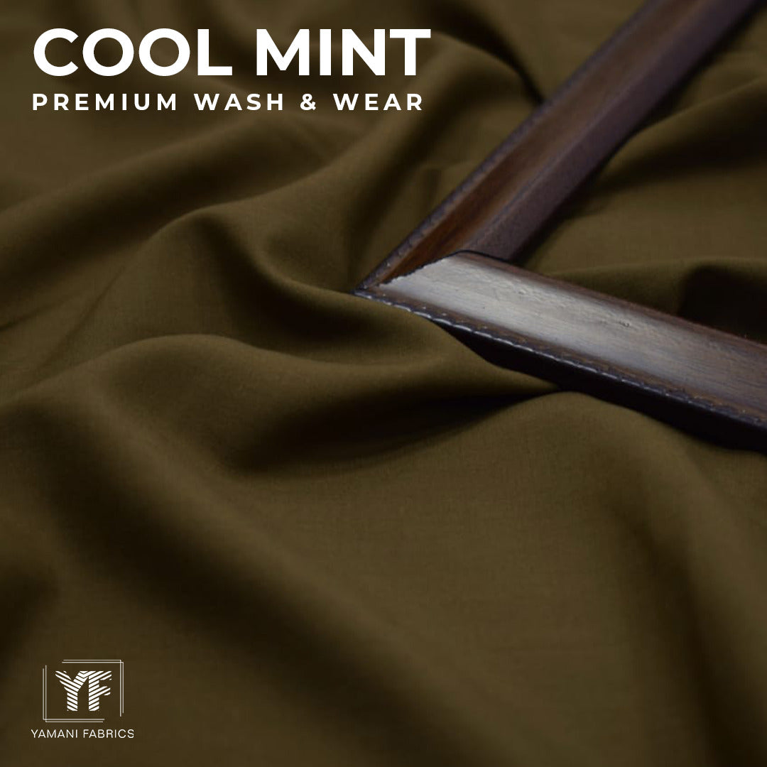 Cool mint premium wash n wear|mehndi brown