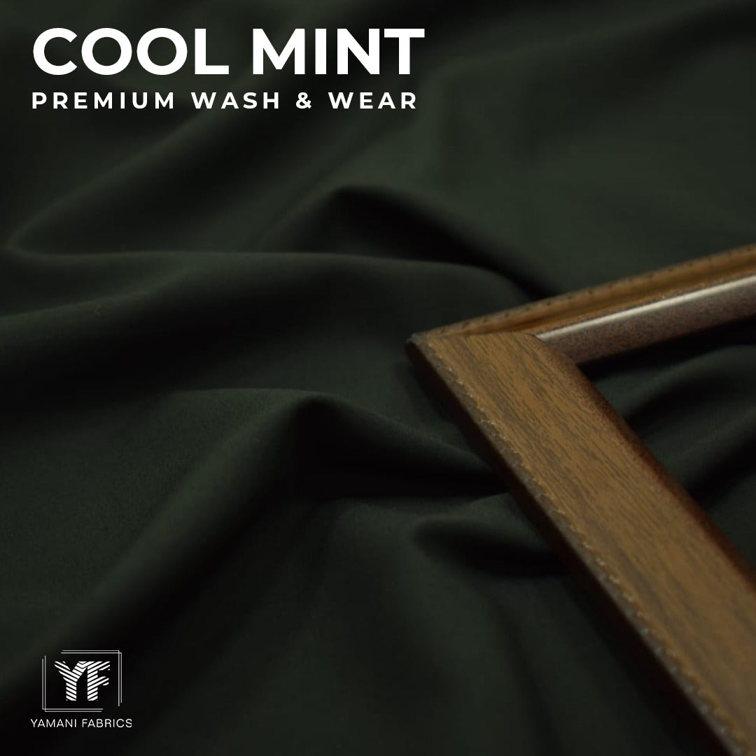 Cool mint premium wash n wear|dark green 13