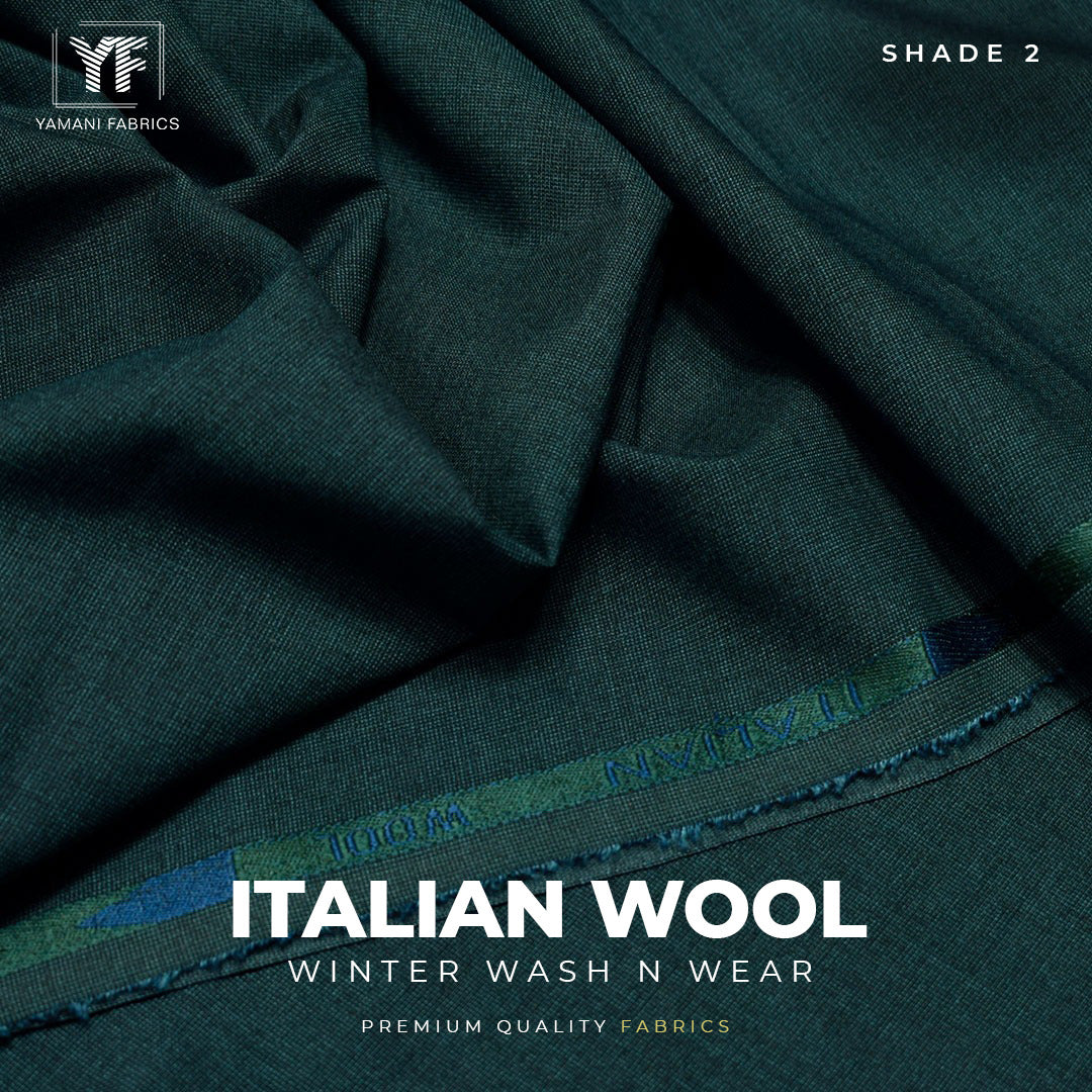 Italian wool winter unstitched fabric for men|shade 2
