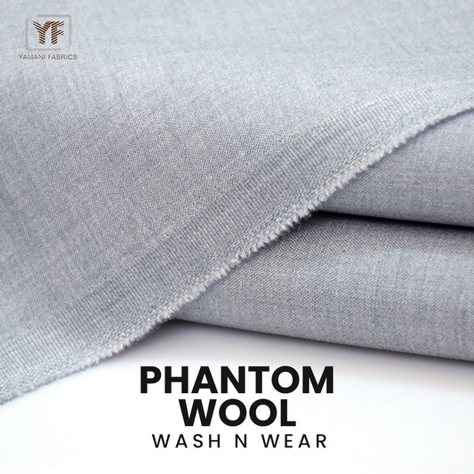 BUNDLE OF 2 PHANTOM WOOL WASH N WEAR SUIT FOR MEN| new four colour