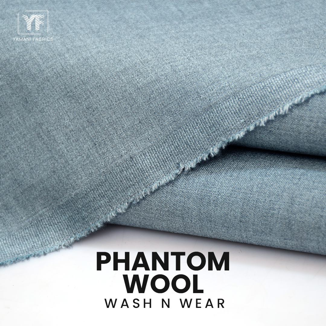 BUNDLE OF 2 PHANTOM WOOL WASH N WEAR SUIT FOR MEN| new four colour