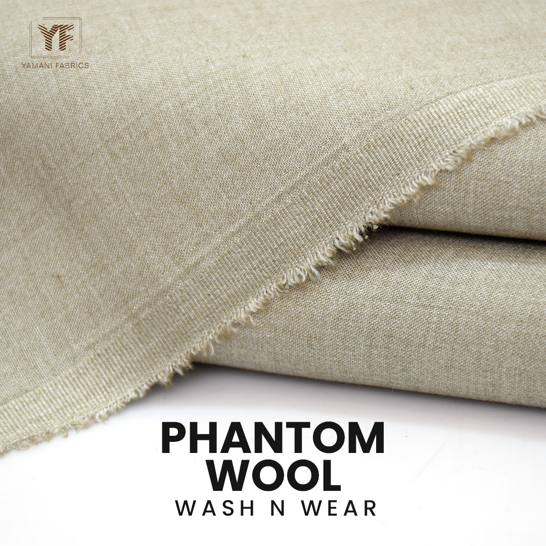 BUNDLE OF 2 PHANTOM WOOL WASH N WEAR SUIT FOR MEN| new four colour