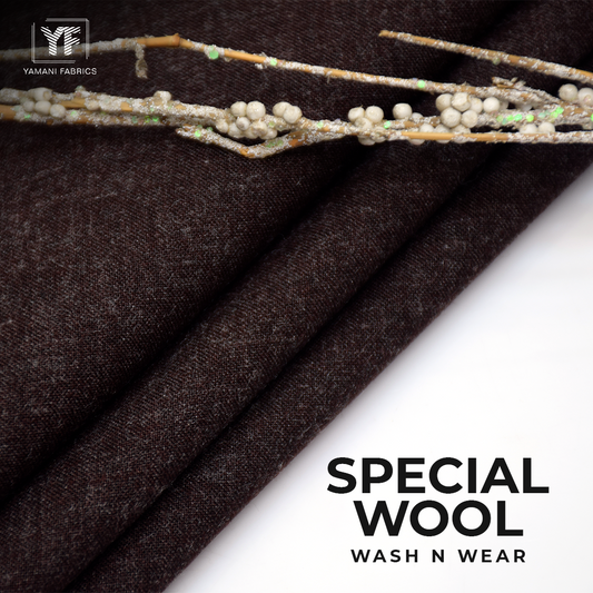 SPECIAL WOOL WASH N WEAR FOR MEN|BROWNISH MAHROON