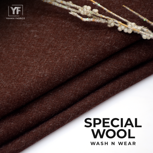 SPECIAL WOOL WASH N WEAR FOR MEN|LIGHT BROWN