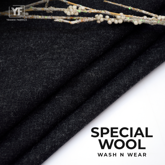 SPECIAL WOOL WASH N WEAR FOR MEN|MALAYSIAN GREY