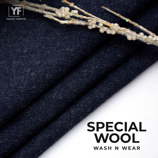 SPECIAL WOOL WASH N WEAR FOR MEN|NAVY BLUE