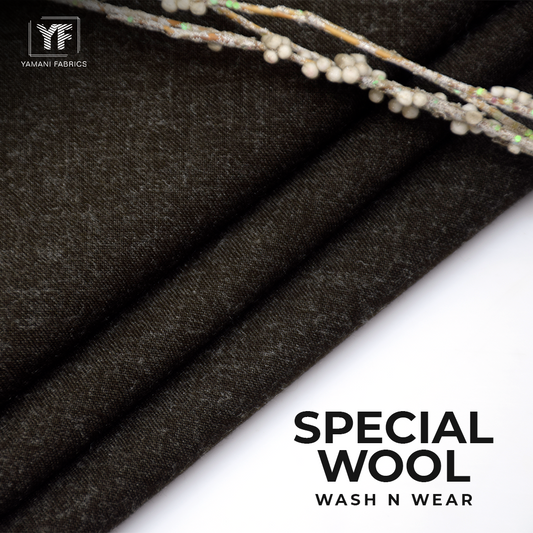 SPECIAL WOOL WASH N WEAR FOR MEN|GREY BROWN