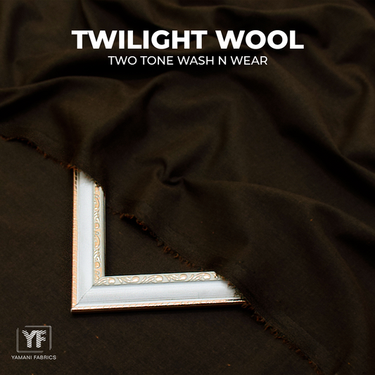 TWILIGHT WOOL WINTER WASH N WEAR FOR MEN|DARK BROWN