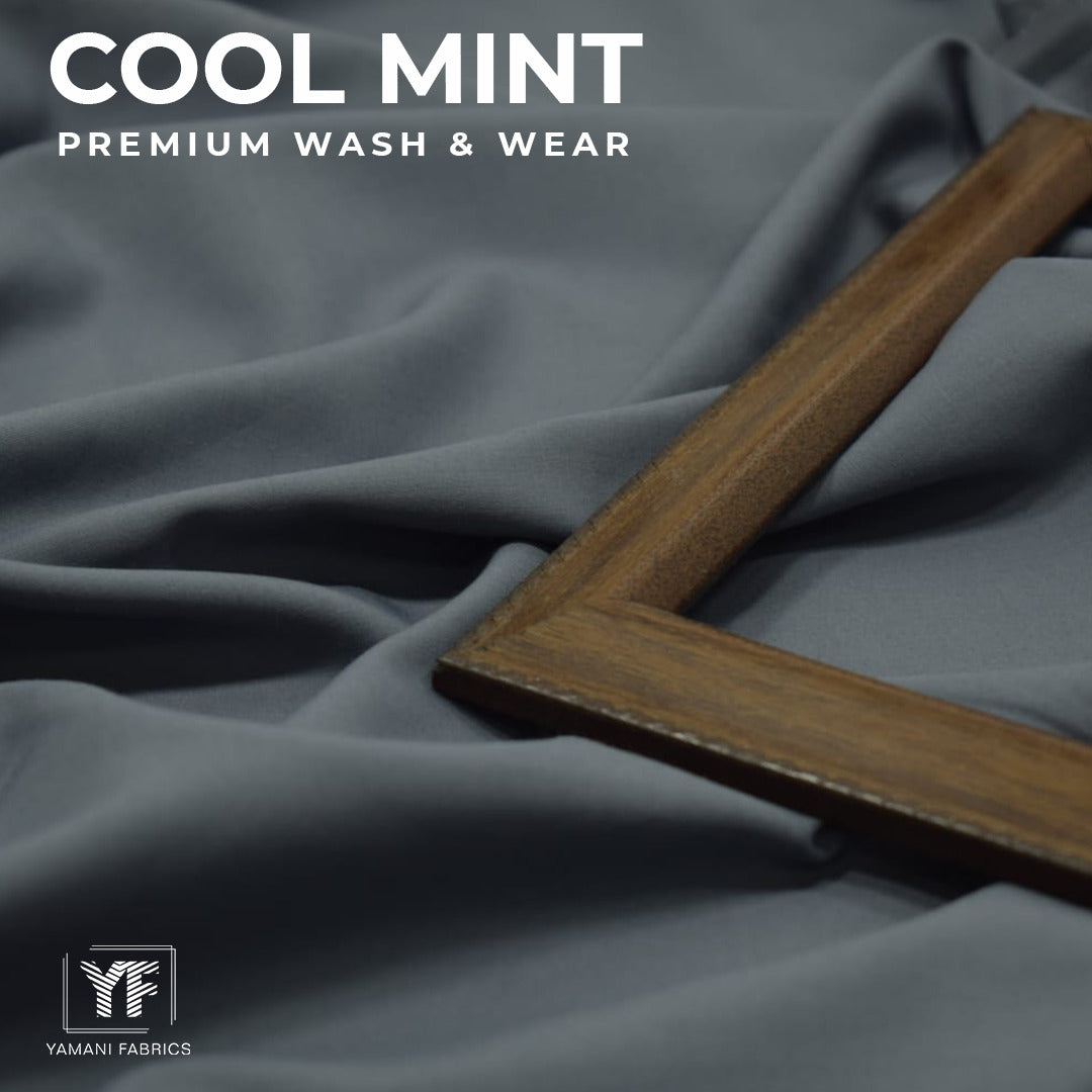 Cool mint premium wash n wear|gray 10