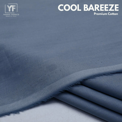Unstitched Cotton Fabric (Cool Breeze gray)