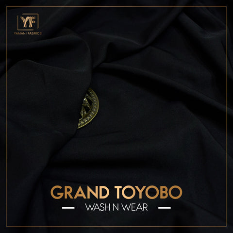 Grand toyobo special wash n wear for men|black