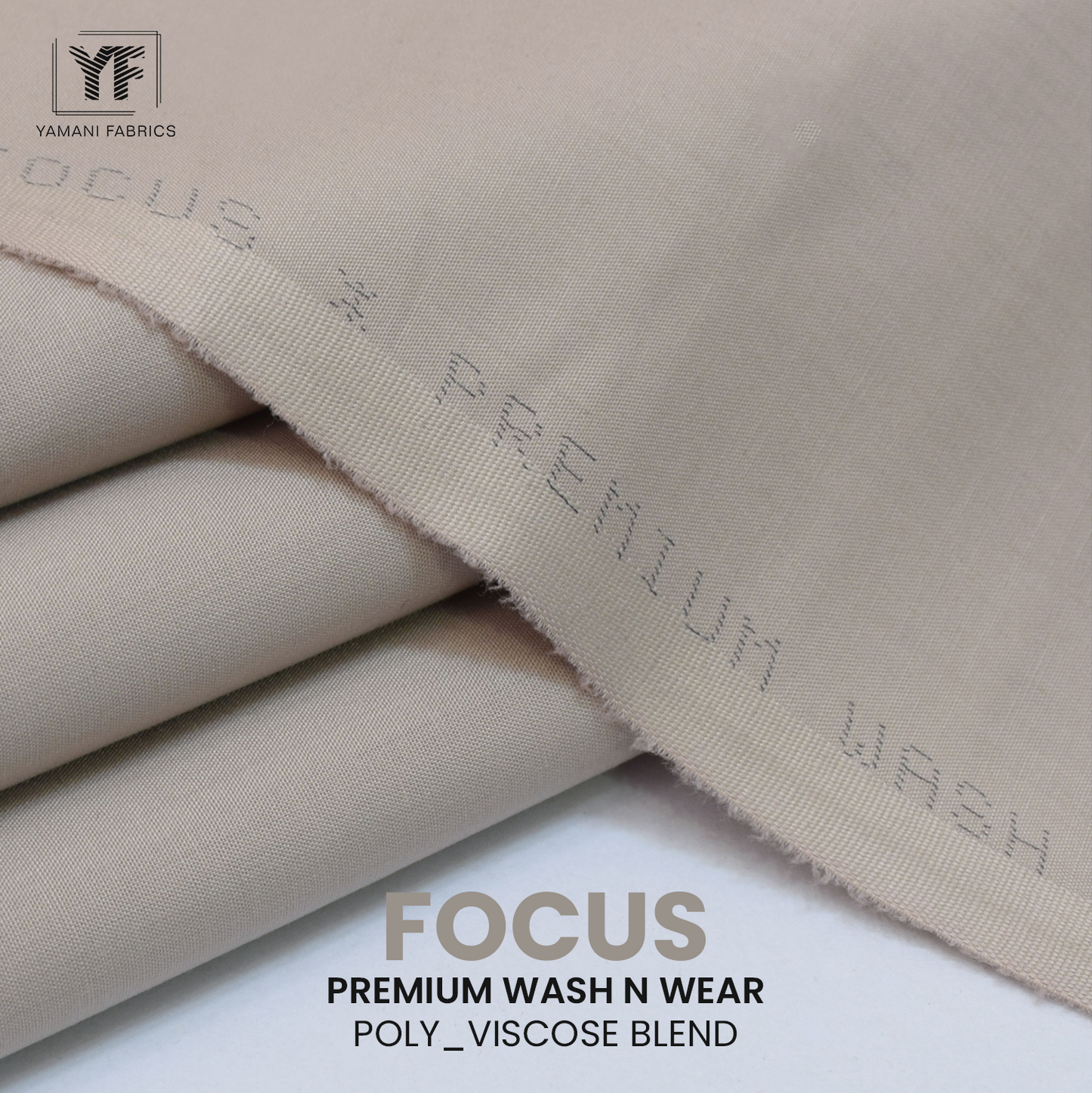 FOCUS PREMIUM POLY-VISCOSE WASH N WEAR FOR MEN