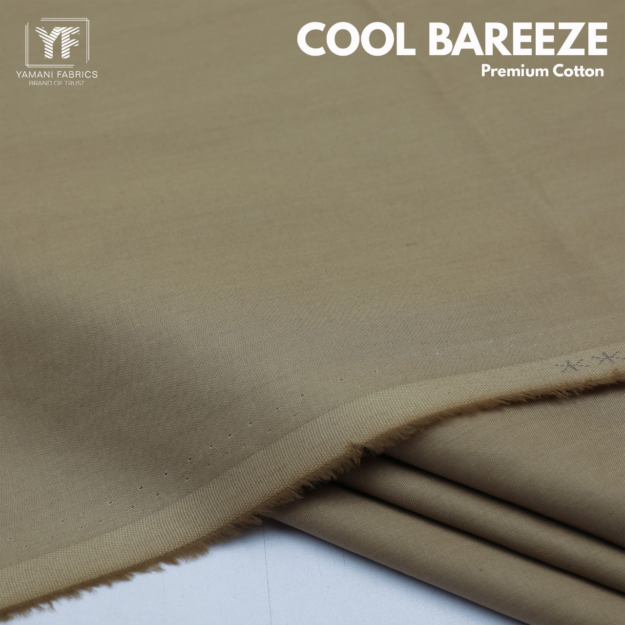 Unstitched Cotton Fabric (Cool Breeze 08 Light almond)