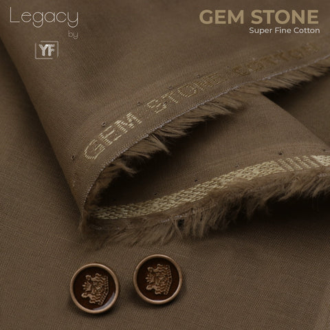 Gemstone 01 Unstitched Cotton Men suit (Mehndi)