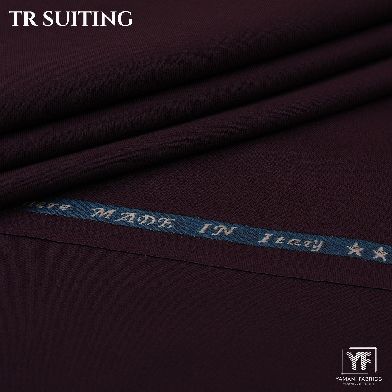 Mens Imported Wash n Wear Fabric (TR SUITING 7 - Maroon)