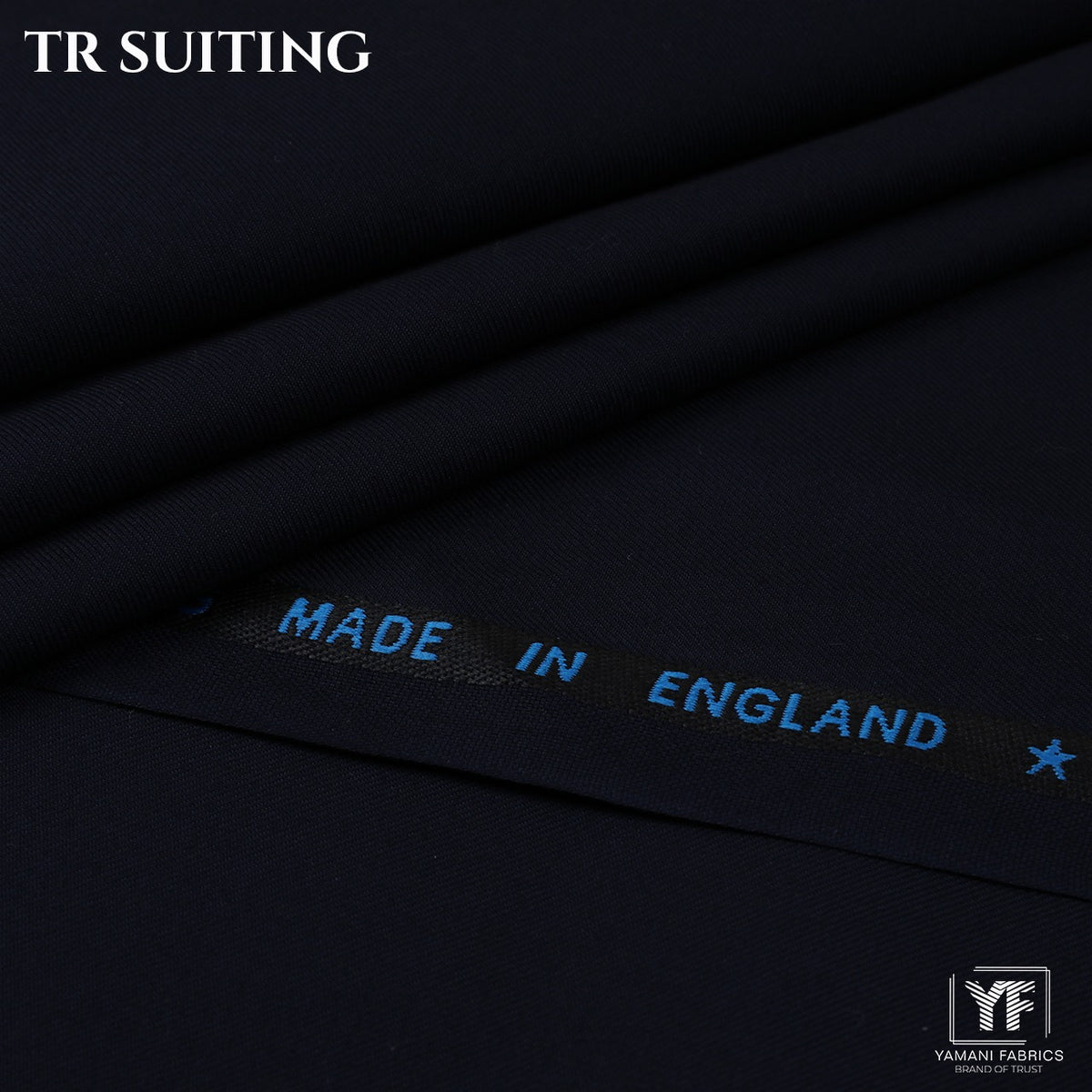 Mens Imported Wash n Wear Fabric (TR SUITING 6 - Navy Blue)