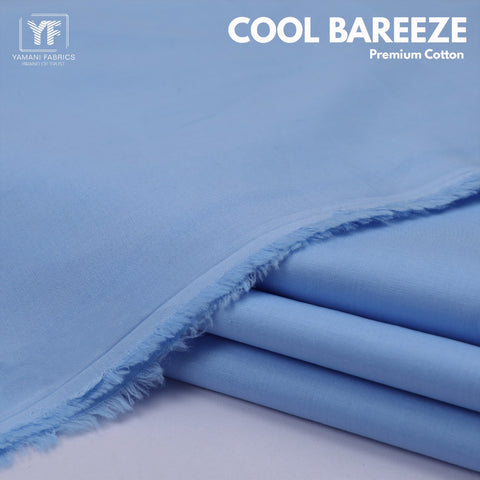 Mens Unstitched Cotton Fabric suit (Cool Breeze 03 Sky Blue)